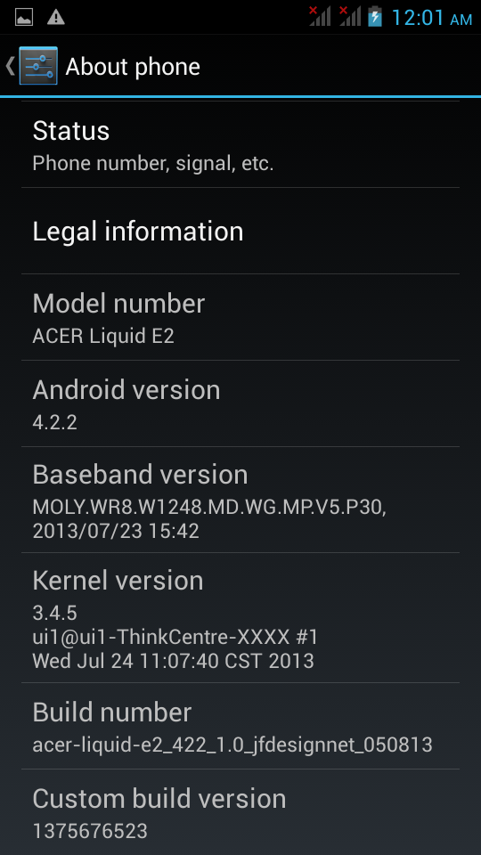 Factory Reset ACER Liquid E2 flashing ROM, stock ROM, ALE2, factory reset, install ulang, Liquid E2